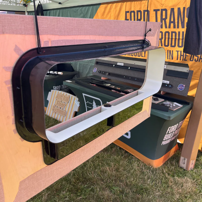 Mercedes Sprinter 10x33 Bunk Window Trim Ring with Storage Cubbies - Image 10