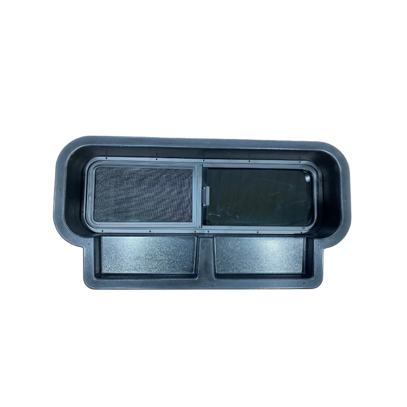 Mercedes Sprinter 10x33 Bunk Window Trim Ring with Storage Cubbies - Image 4