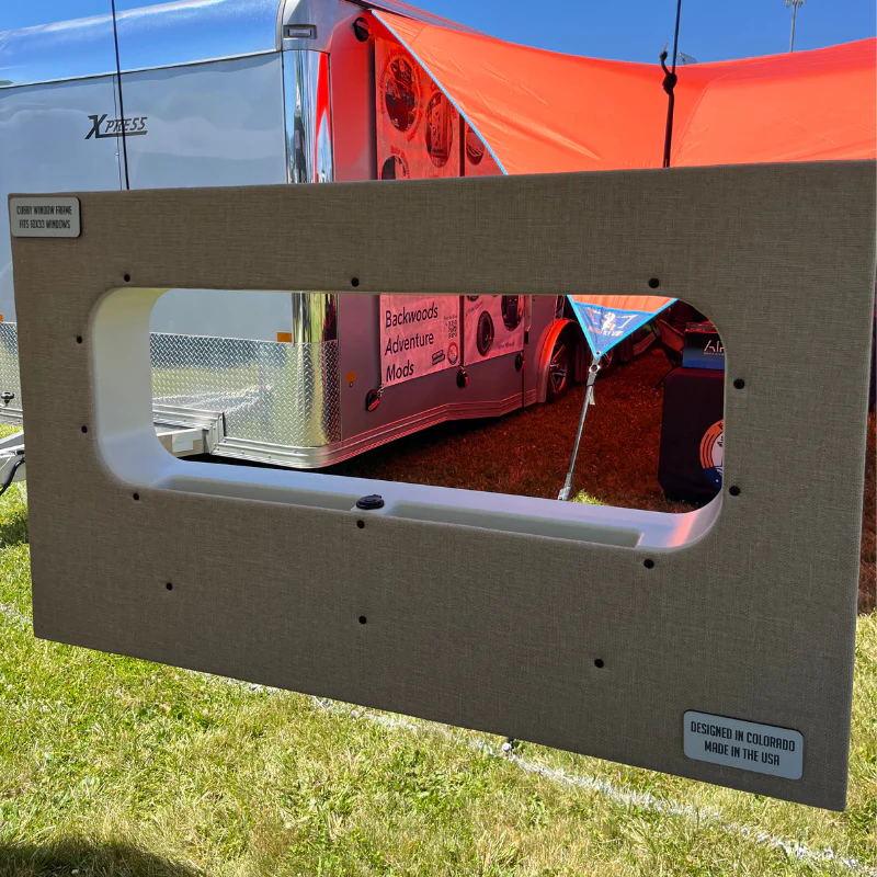 Mercedes Sprinter 10x33 Bunk Window Trim Ring with Storage Cubbies - Image 8