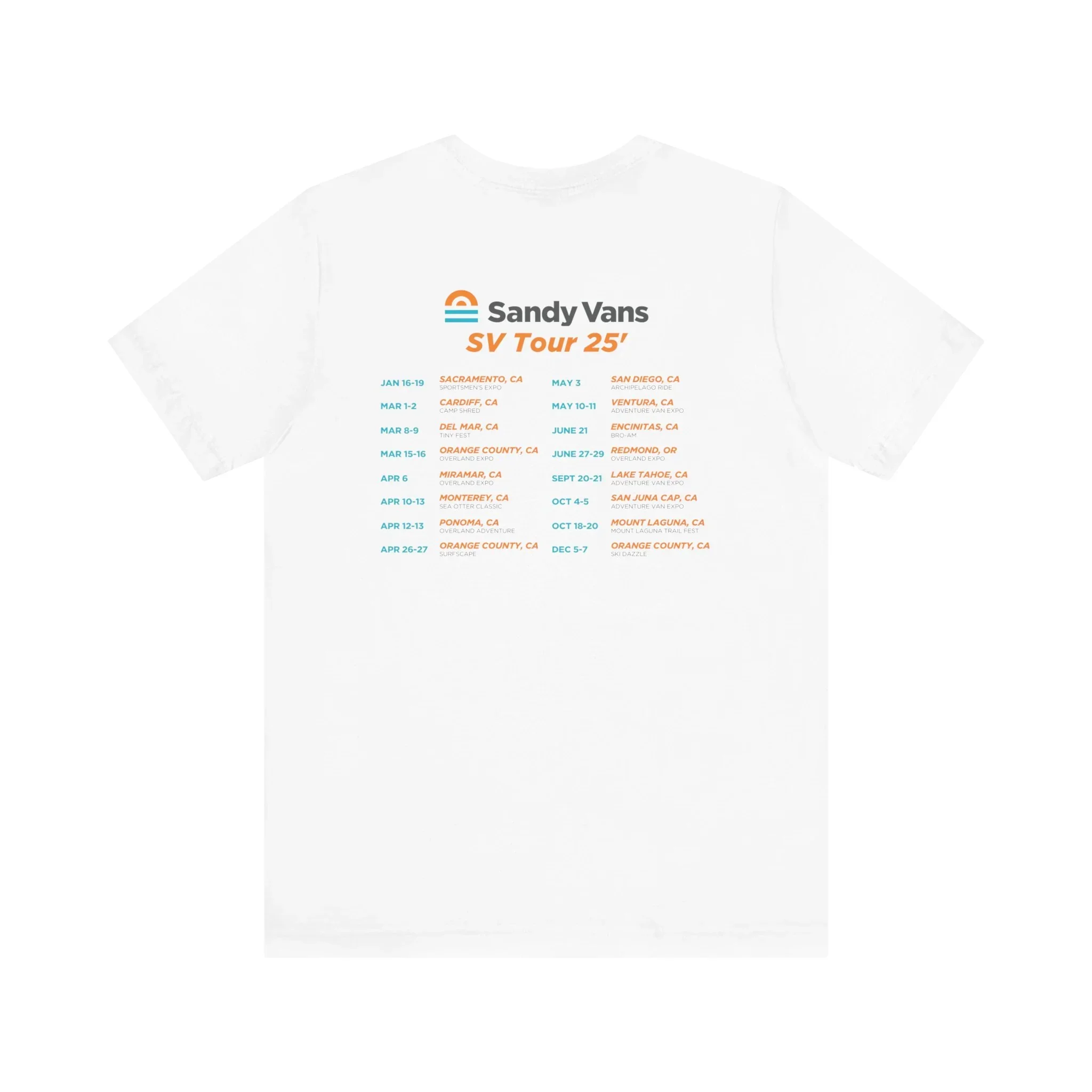 SV Tour T-shirt 25' - Image 4