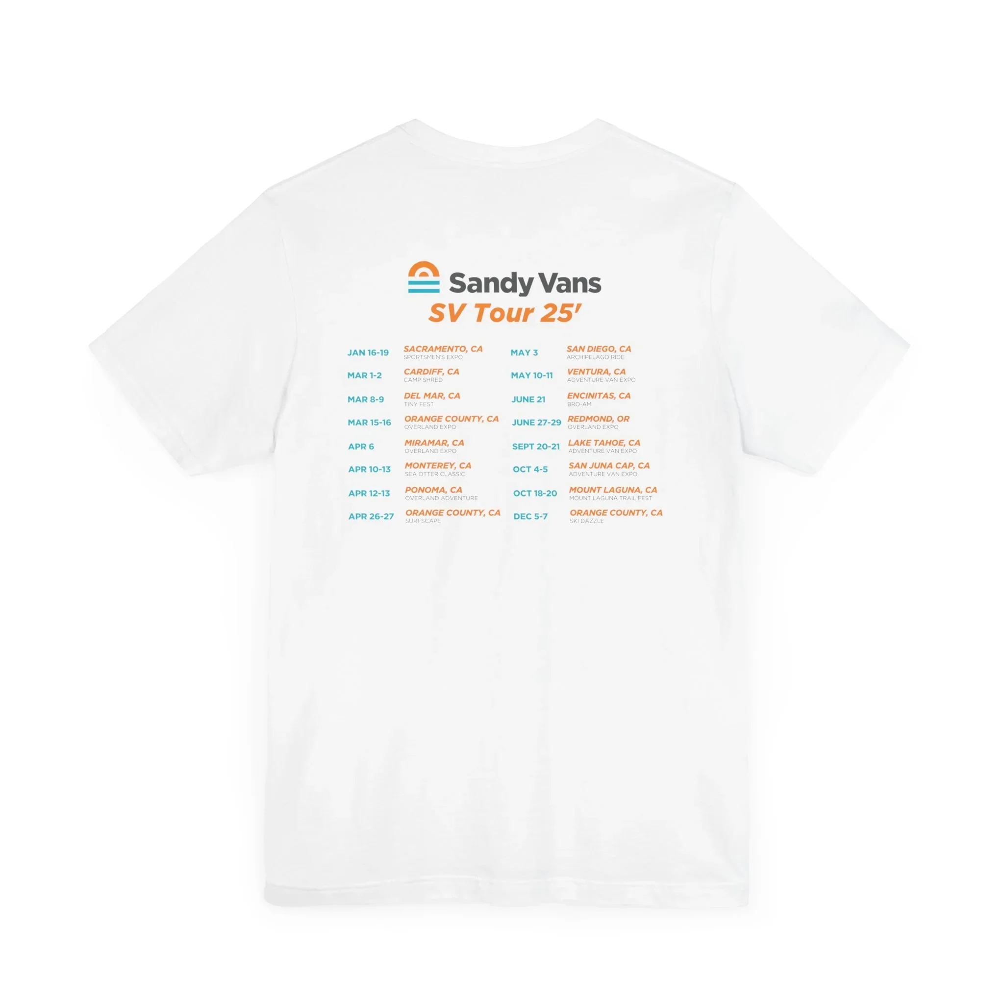 SV Tour T-shirt 25' - Image 6